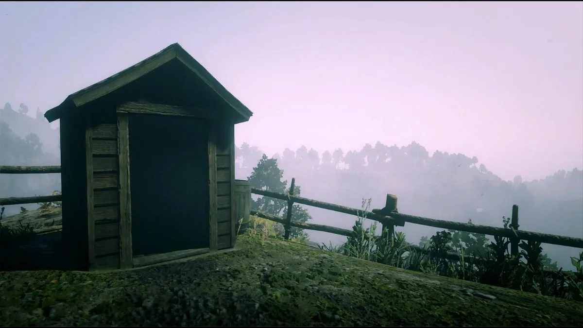 Red Dead Redemption 2 Brandywine Drop Overlook Outhouse