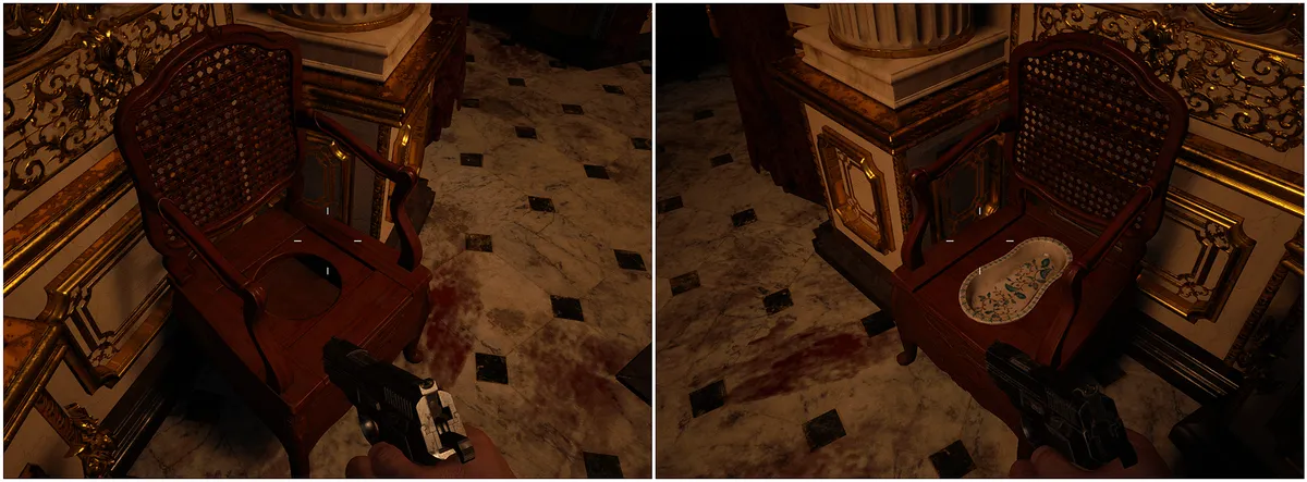 RE Village Commode Stool