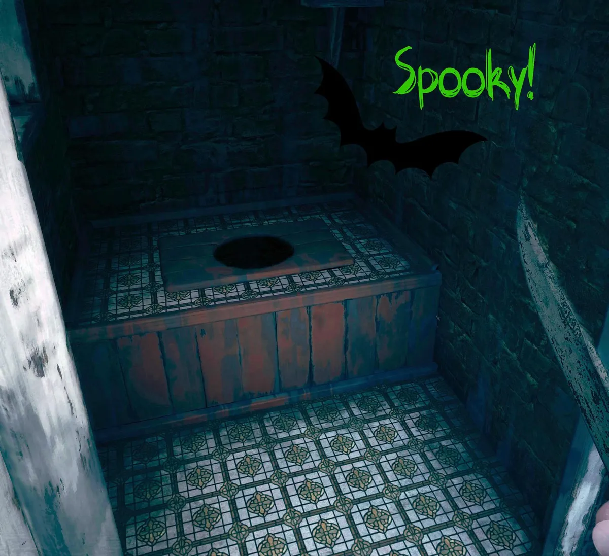 Resident Evil and Beautifully Tiled - highlighted