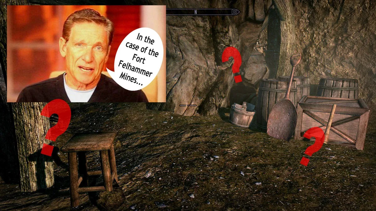 Skyrim Fort Fellhammer - highlighted