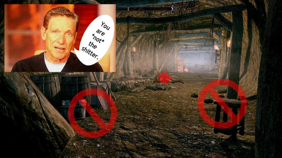 Skyrim Fort Fellhammer - highlighted