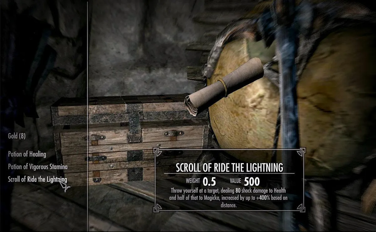 Scroll of Ride the Lightning