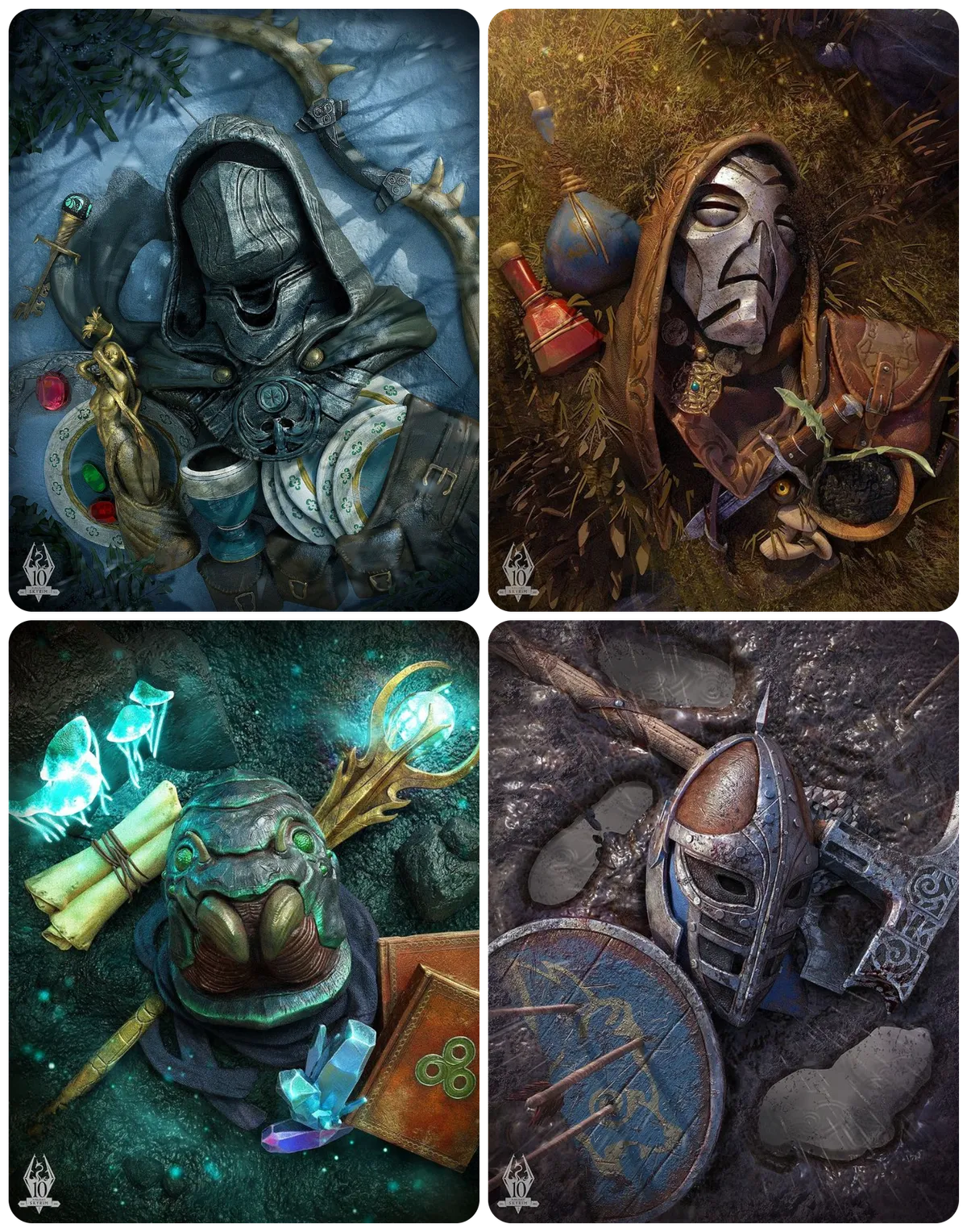 Skyrim Anniversary Edition Posters