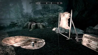Skyrim Solstheim Campsite Shitter