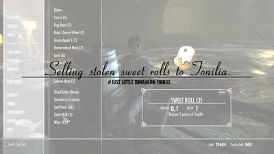 Skyrim Let Me Guess Someone Stole Your Sweetroll