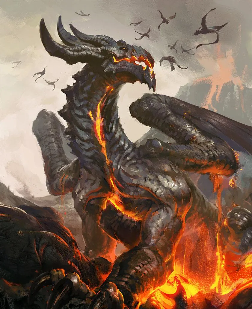 Dragons by Tibor Bedats