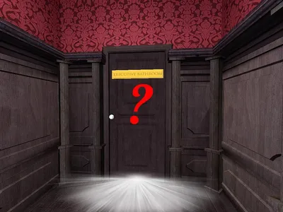 Stanley Parable Executive Bathroom - highlighted