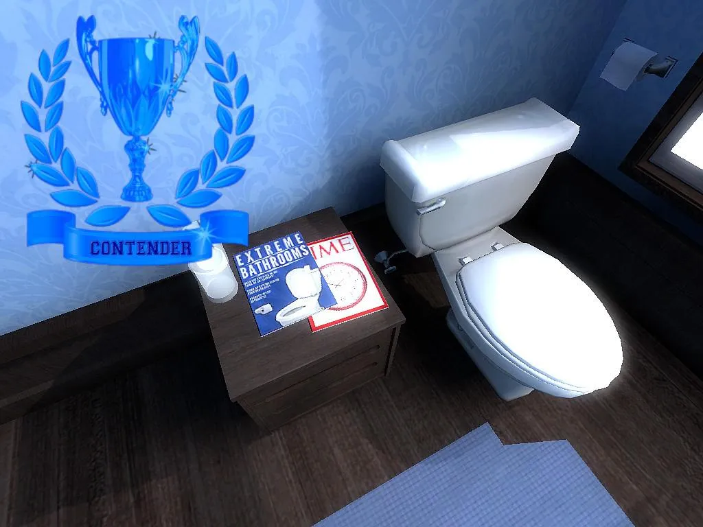 Stanley Parable Executive Bathroom - highlighted