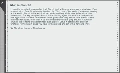 Glunch or be Glunched