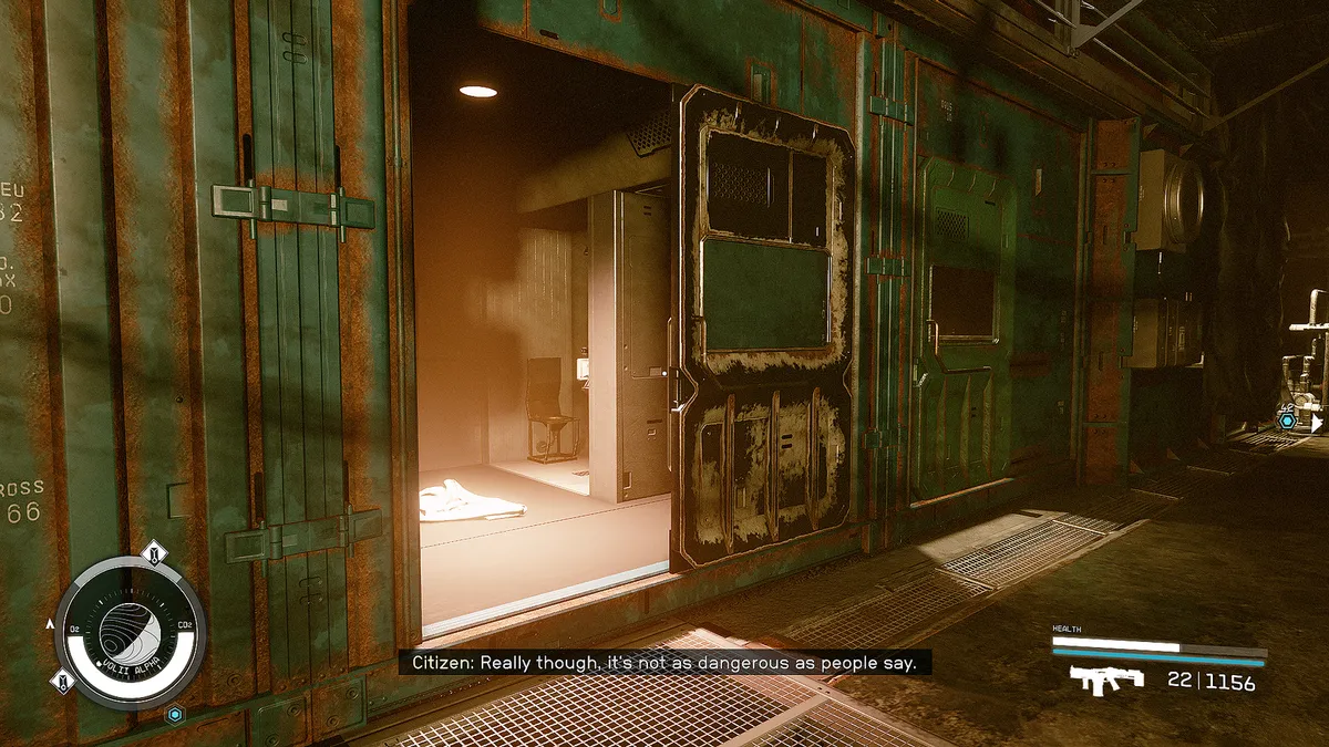 Starfield Shipping Container