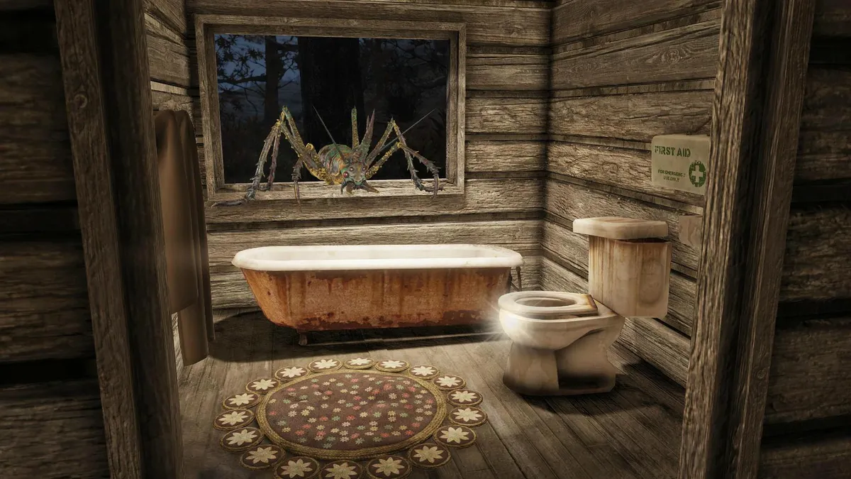 Autumn Acre Cabin Shitter - highlighted