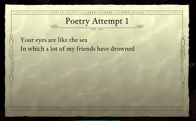 Poetry Attempt 1
