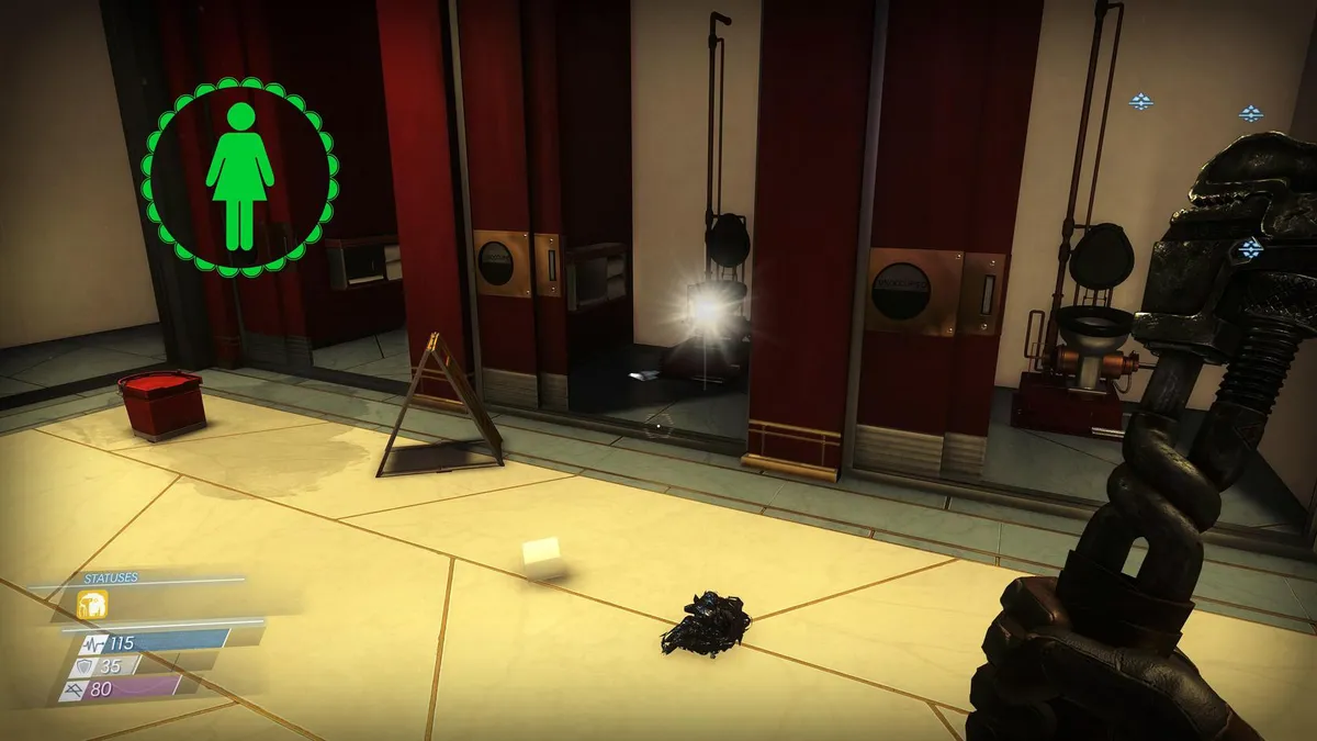 Talos Lobby Shitters - highlighted