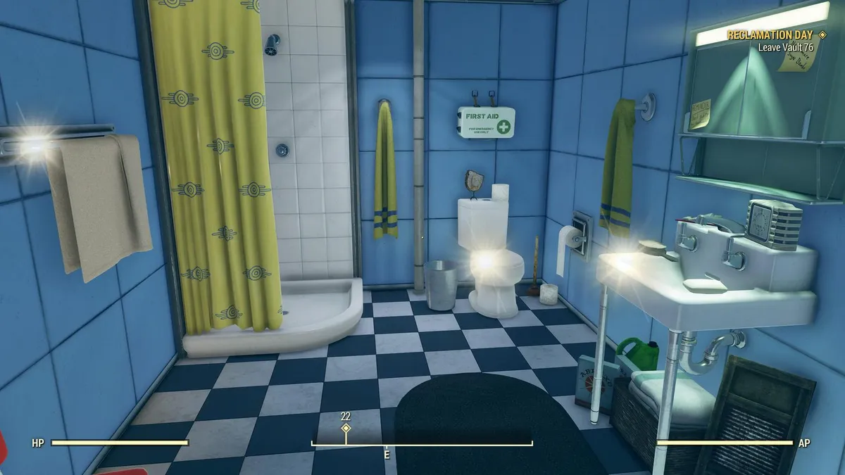Vault 76 Shitter - highlighted