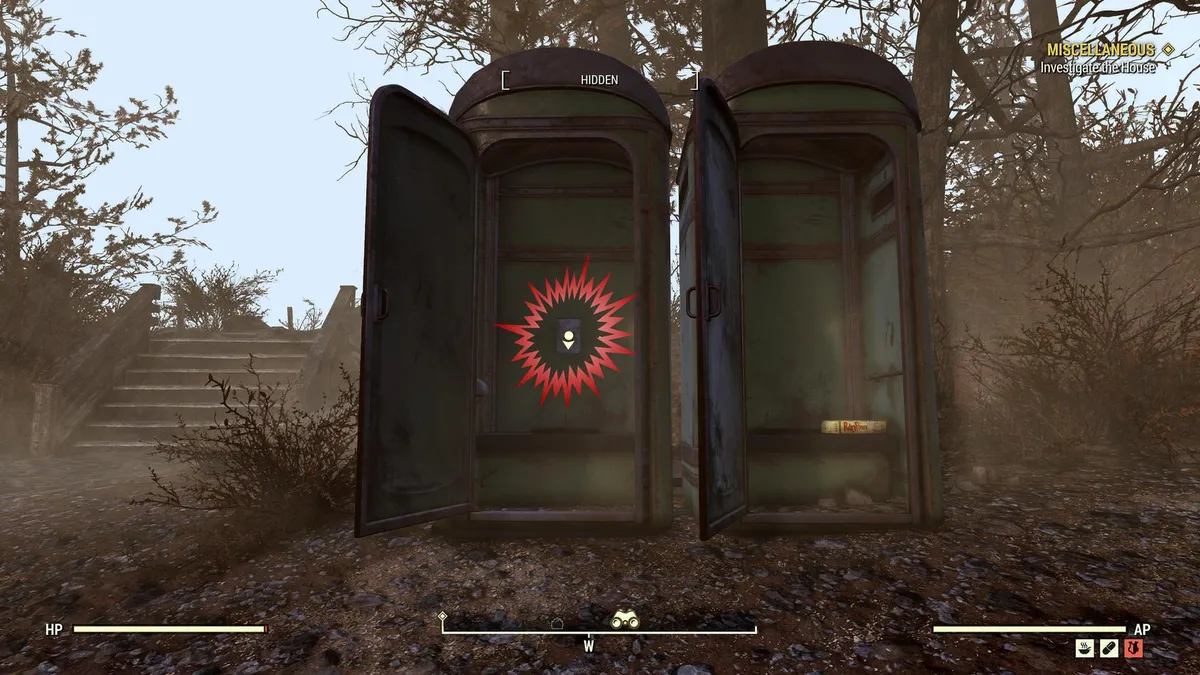 Monongah Overlook Shitter - highlighted