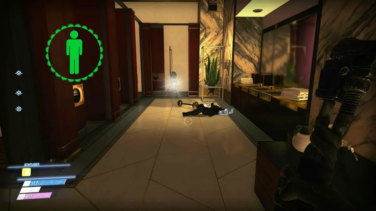 Talos Lobby Shitters - highlighted