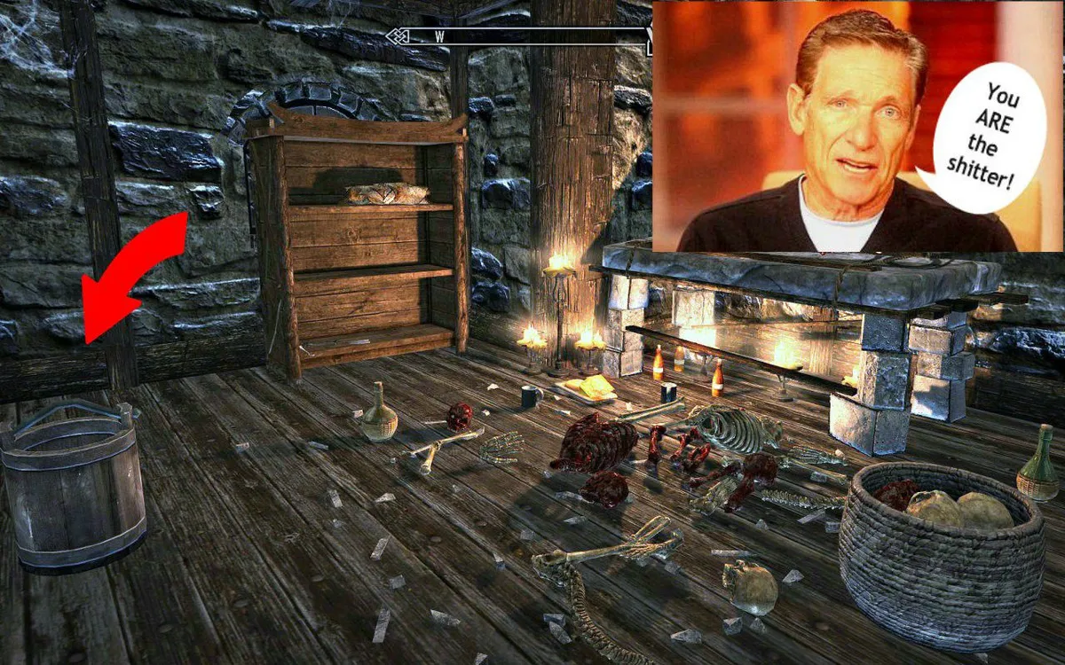 The Windhelm Butcher Shitters - highlighted