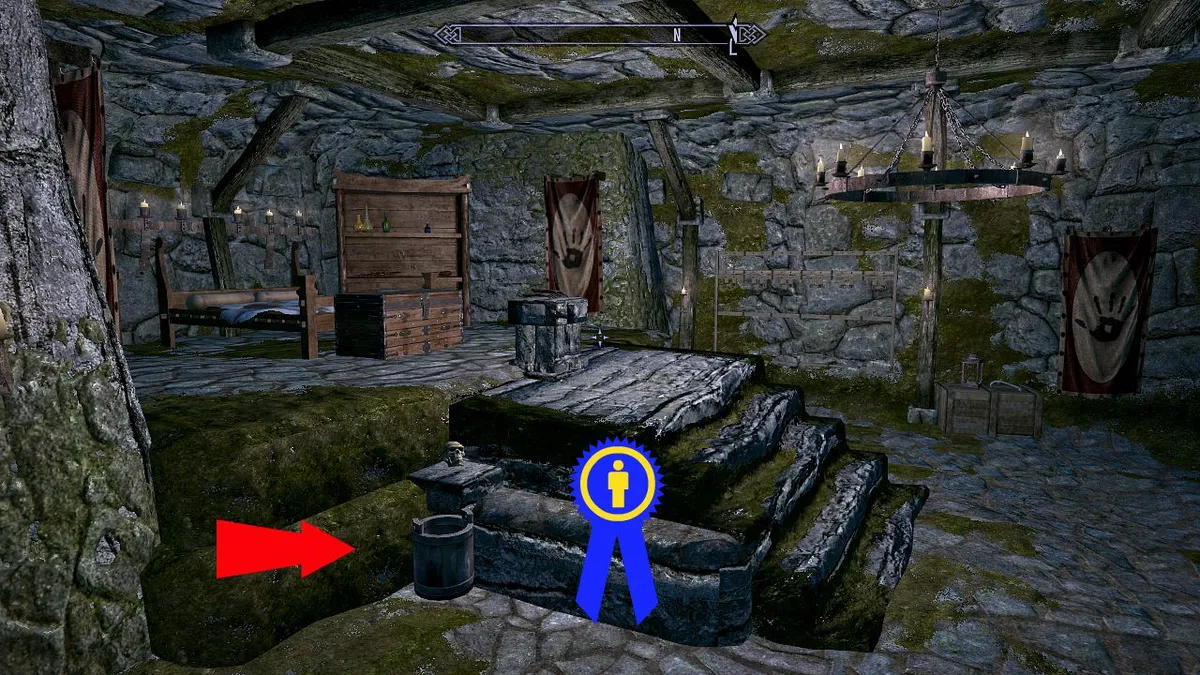 Dark Brotherhood Sanctuary Shitter - highlighted